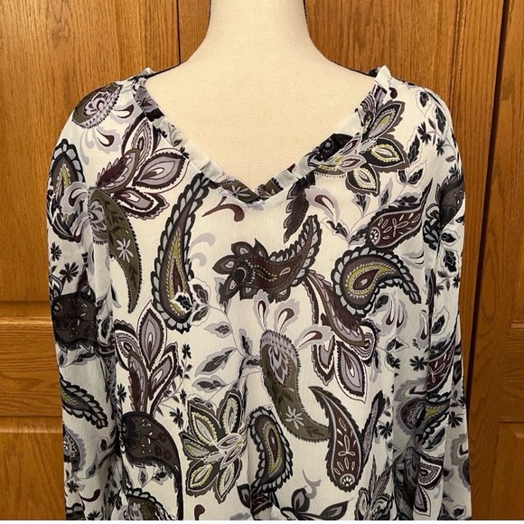 NWOT Loft Peplum Blouse - Picture 4 of 7